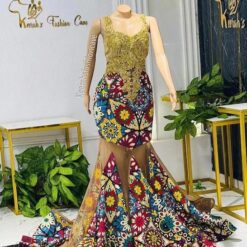 Sumbo Embellished african mermaid dress