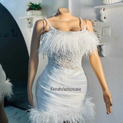 Paulelte beaded midi dress