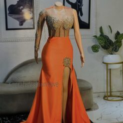 Ruby Embellished velvet dress