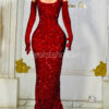Faith sequin evening dress