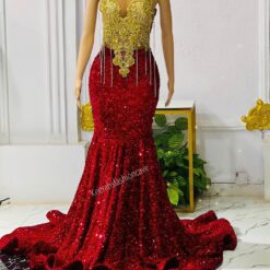 theisie sequin evening dress