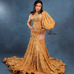 kunja sequin evening dress