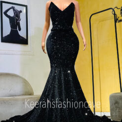kinja sequin evening dress