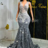 marsha sequin  evening dress