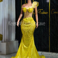 lauryn lace evening dress