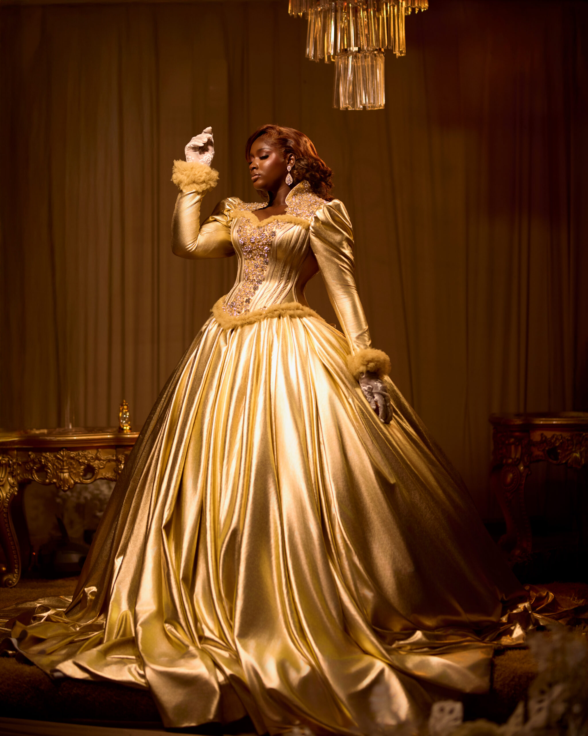 Corset and texture detail — Gilded Reign